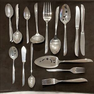 Vintage Oneida Community Twin Stars